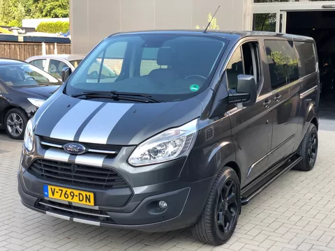 Ford Transit Custom 2.0 TDCI 170pk L2H1 Limited DUBBELE CABINE LEER NAVI XENON CRUISE CAMERA PDC
